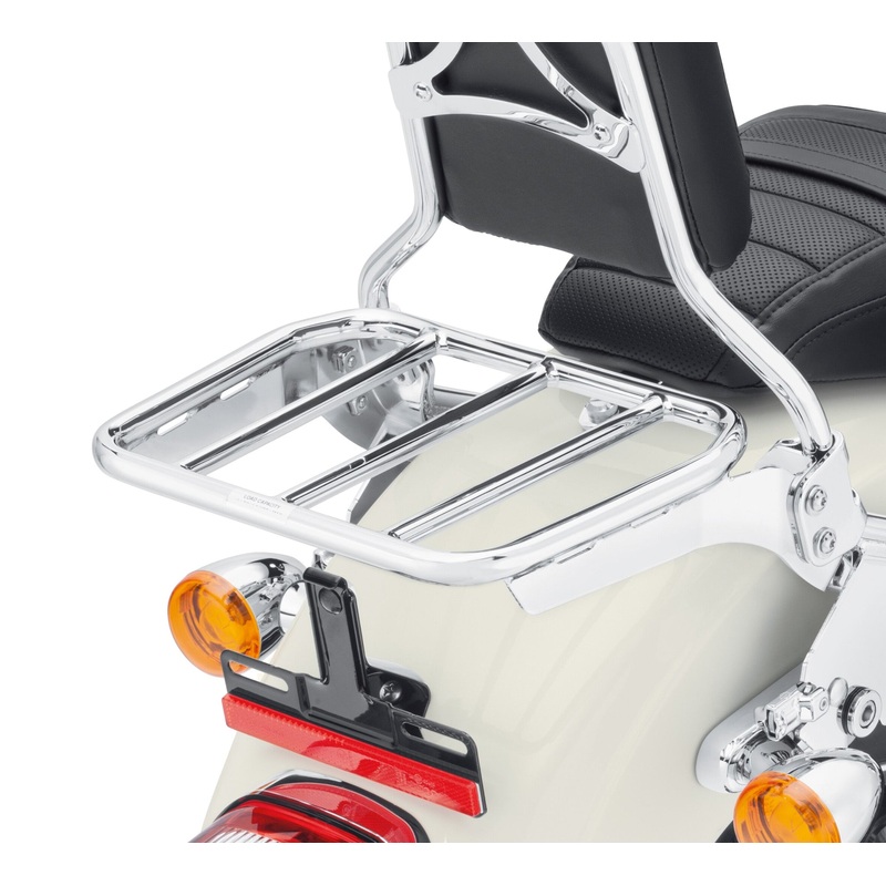 Harley Davidson 50300130B Sport Luggage Rack for HoldFast Sissy Bar Uprights – Chrome KIT,RACK,UPRIGHT MTD,CHROME,WI