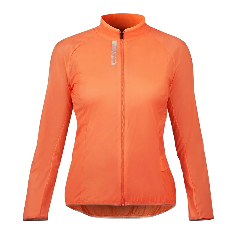 Mavic Cosmic Windproof Ladies Cycle Jacket Coral