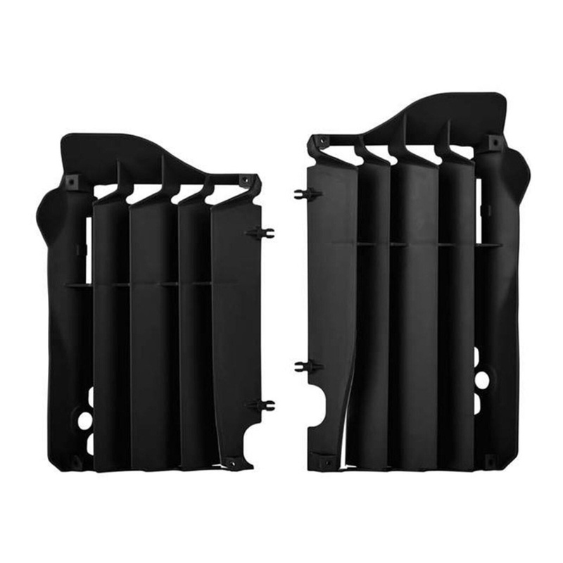 Polisport Radiator Louvers Honda CRF450R/RX (’17-) / CRF250R (’18-) – Black