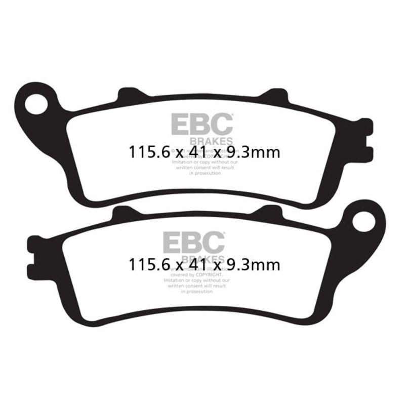 Brakes – FA281HH Fully Sintered  – EBC (Front)