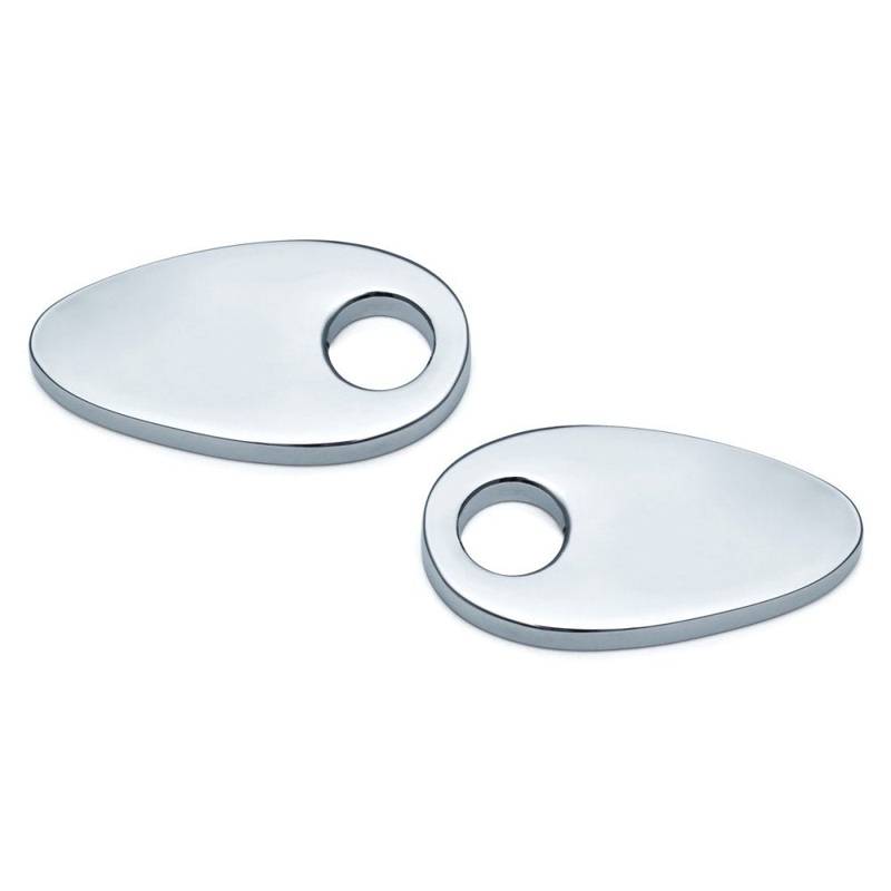 Kellermann Turn Signal Block Off Strut Plates – Chrome.