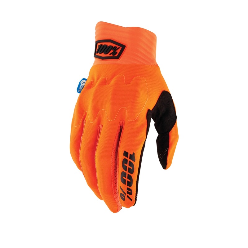 100% Cognito Smart Shock Gloves Fluo Orange