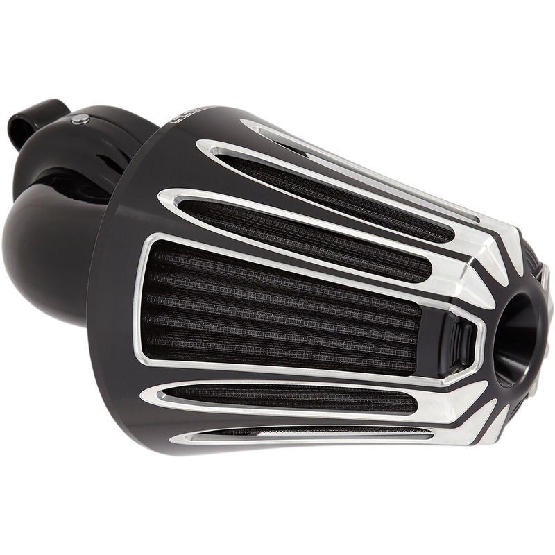 Deep Cut Monster Sucker Air Cleaner, Black – 08-16 Touring / 16-17 FLST & FXDLS