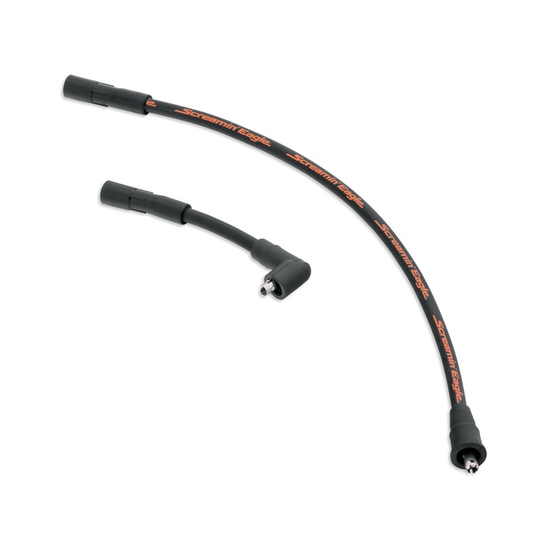 Harley-Davidson 32092-98B Screamin’ Eagle 10mm Phat Spark Plug Wires 86-03 XL models (except XL1200S) Screaming Eagle