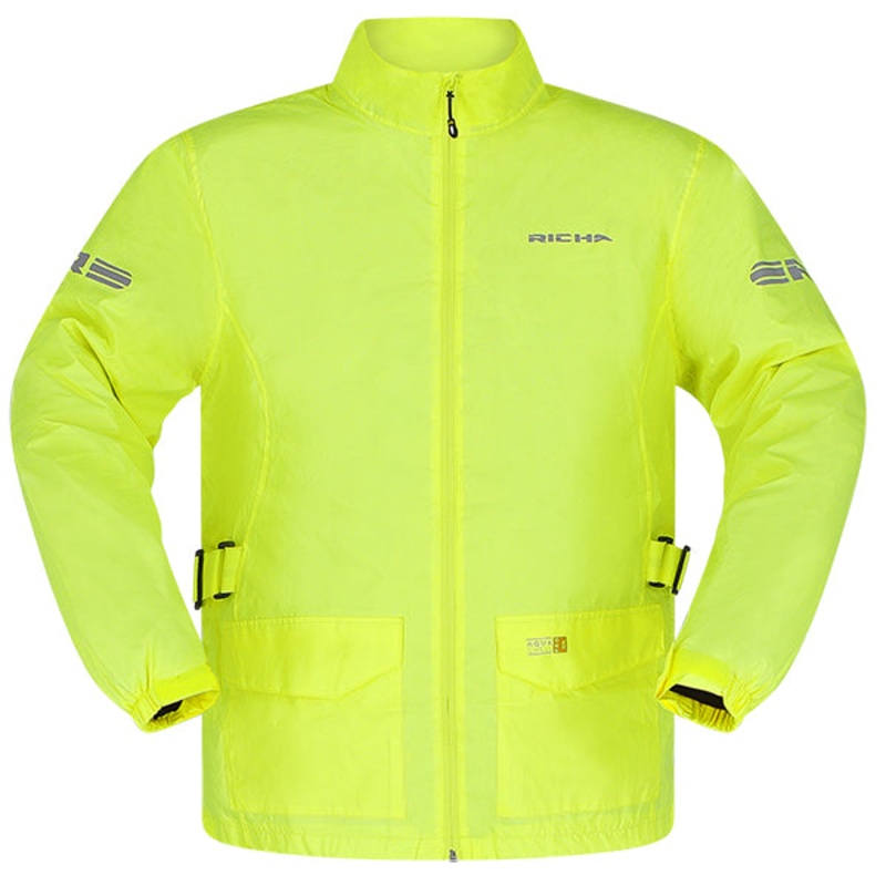 Richa Monsoon Rain Over Jacket Black / Fluo Yellow