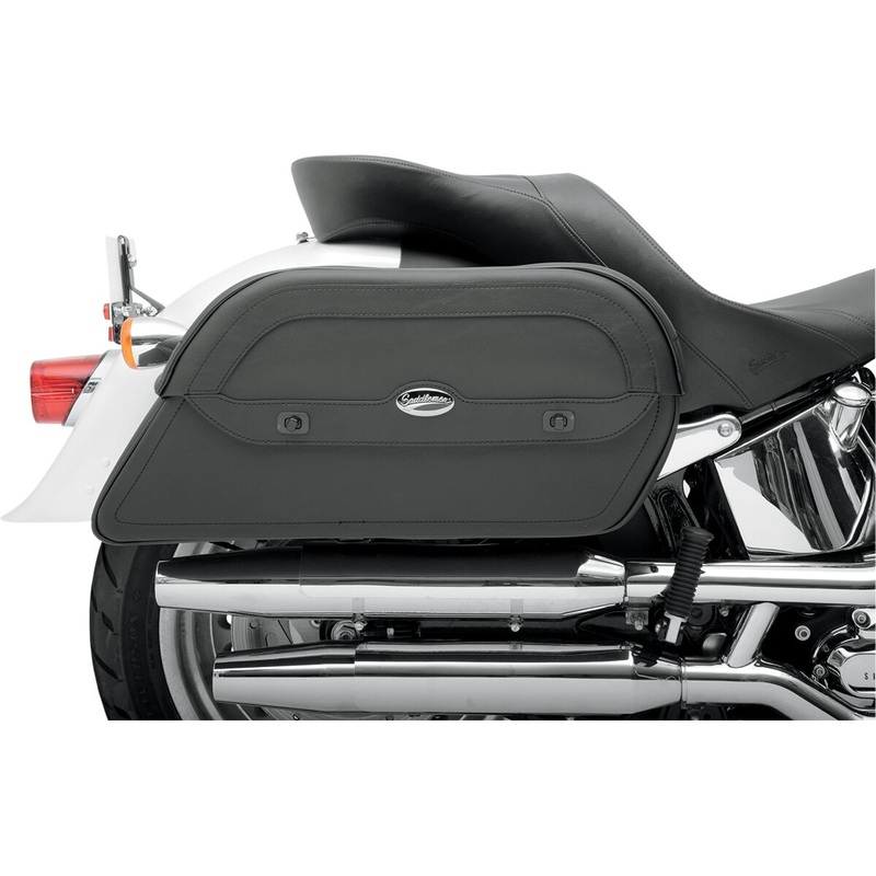 Saddlemen Cruis’n Slant Saddlebags Black – Extra Jumbo