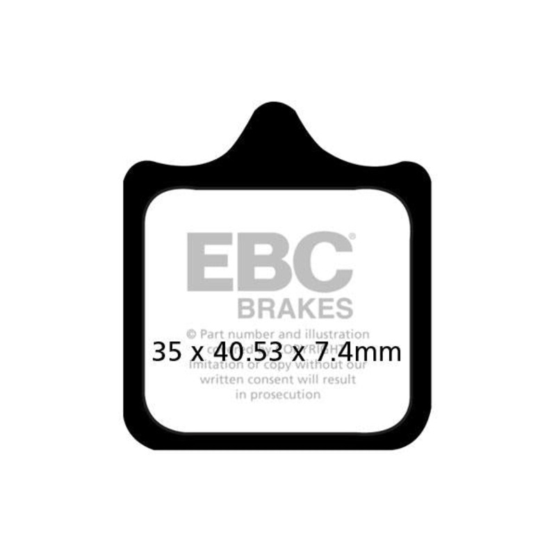 Brakes – FA322/4HH Fully Sintered – EBC (2 Set Front)