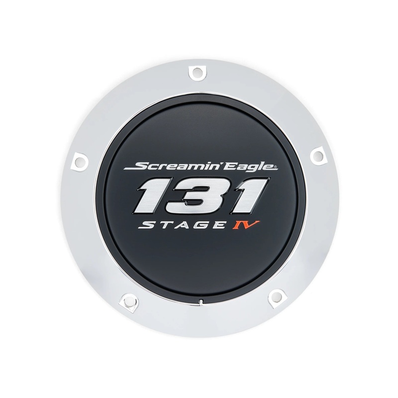 Harley Davidson 25701574 Screamin’ Eagle 131 Derby Cover Screaming KIT,CVR/SLG,SE,131,CHRM,LOW PROFILE