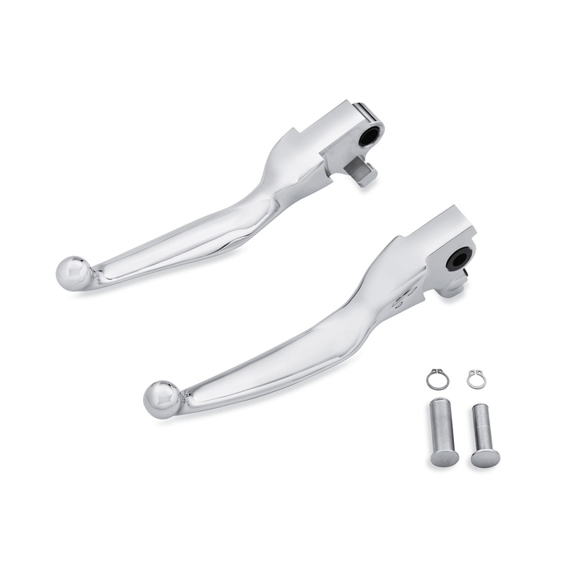 Harley Davidson 41700423A Chrome Hand Control Lever Kit KIT,BRK,H-BAR,CHRM