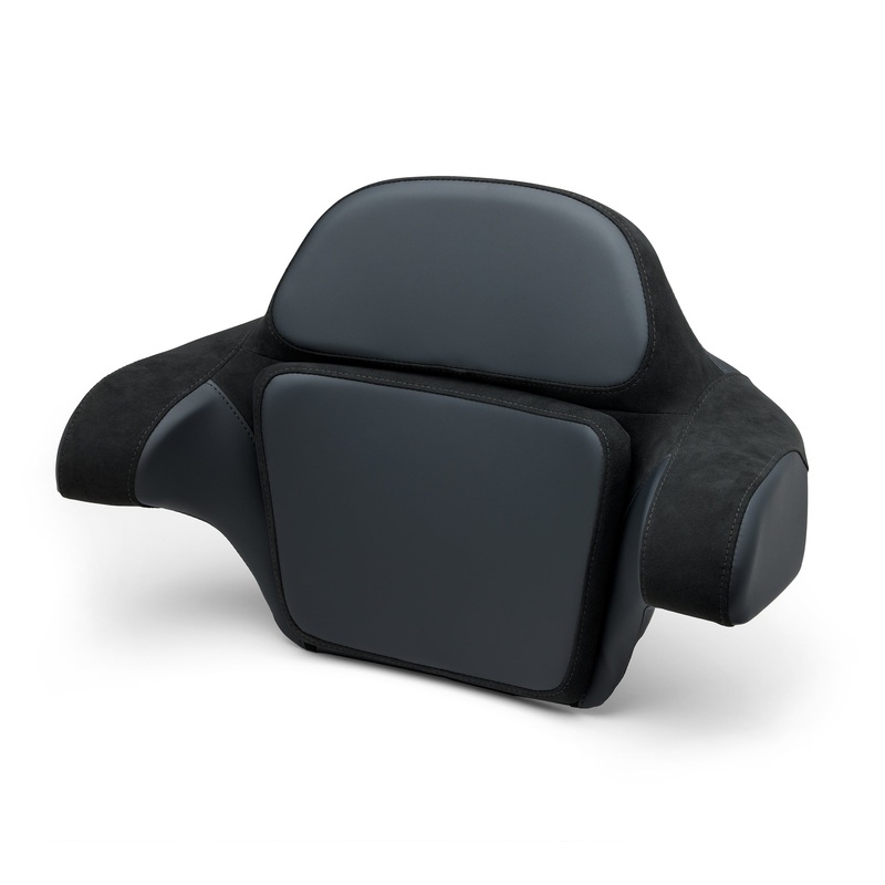 Harley Davidson 52300744 King Tour-Pak Backrest Pad CVO Style KIT,BKRST,TPAK,CVO,BLACKOUT