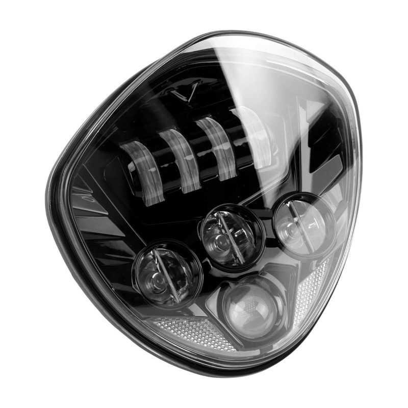 LED High Low Beam Headlight Universal Fit Harley Cafe Racer Chopper Bobber Yamaha Honda