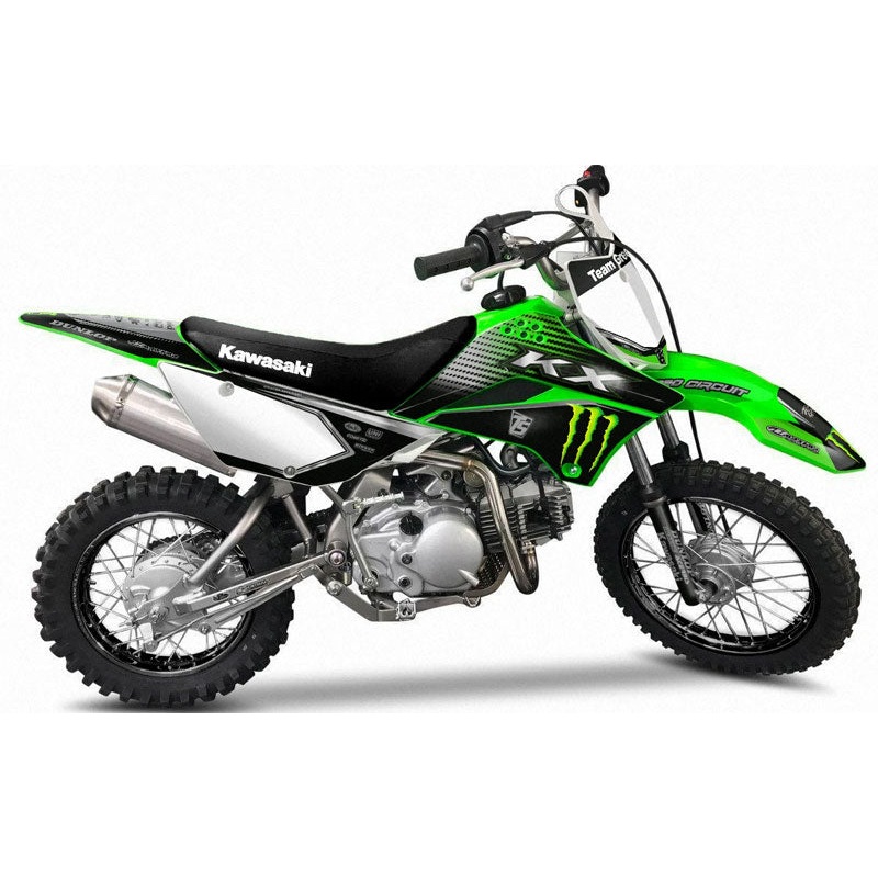 Throttle Syndicate – 2019 Team Green Race Team KLX 110 Graphic Kit