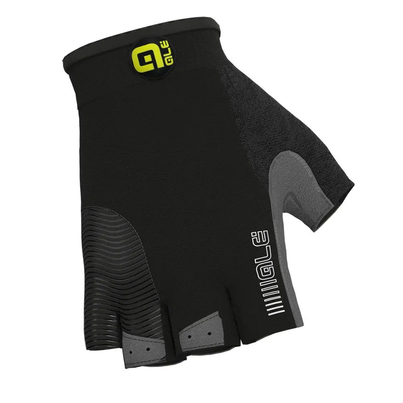 Ale Clothing Comfort Summer Cycle Mitts Black / White