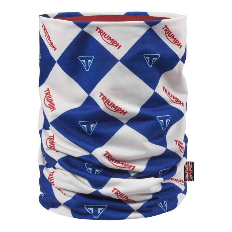 Harlequin Neck Tube Blue / Bone