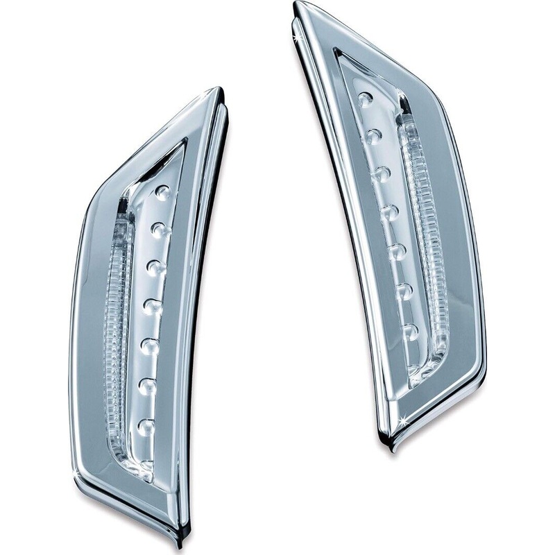Honda GL1800  fairing intake scoops Kuryakyn 3903 (EXCL F6B)  chrome Fits only