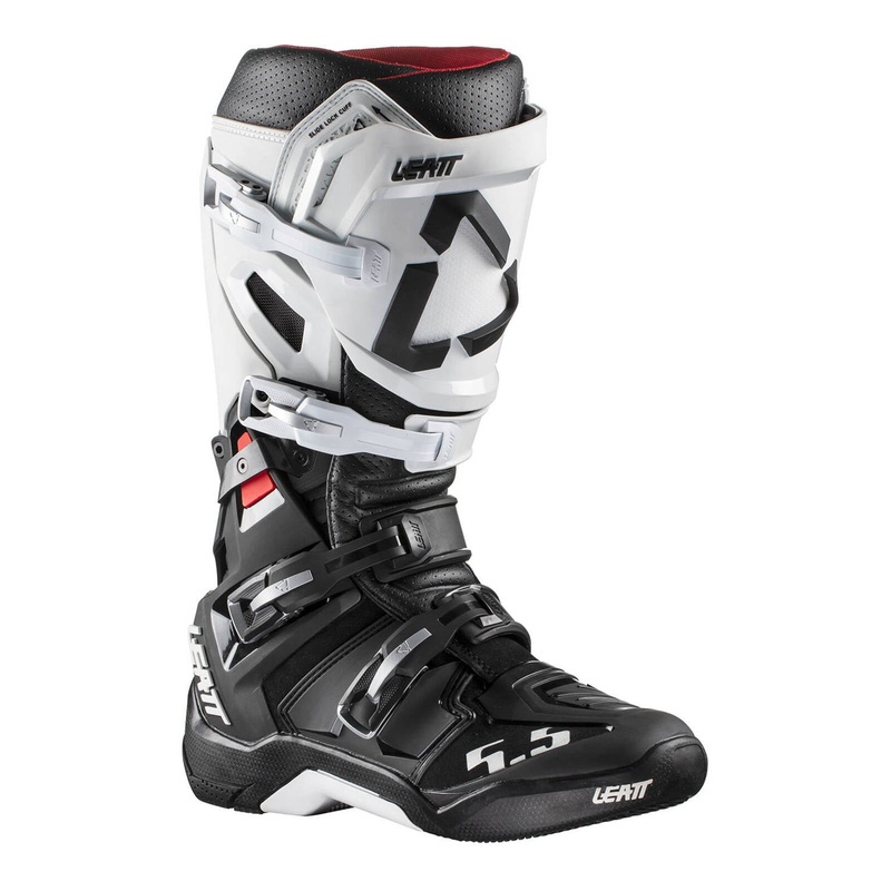 Leatt 5.5 Flexlock Boot – White / Black