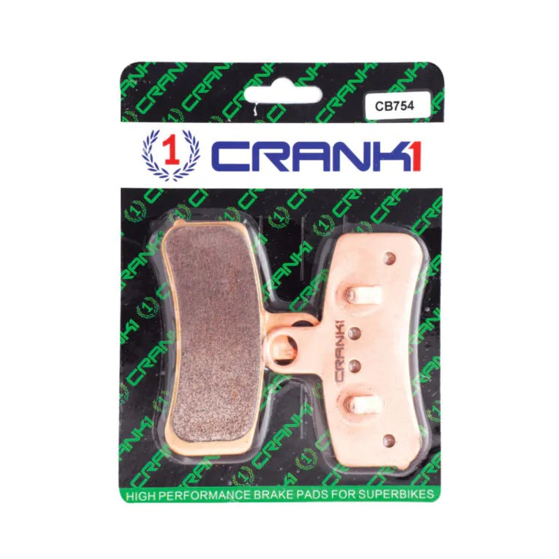 BRAKE PADS FRONT HARLEY DAVIDSON SOFTAIL HERITAGE- 2004 TO 2014- CB754  CRANK1 Sintered Brake Pad
