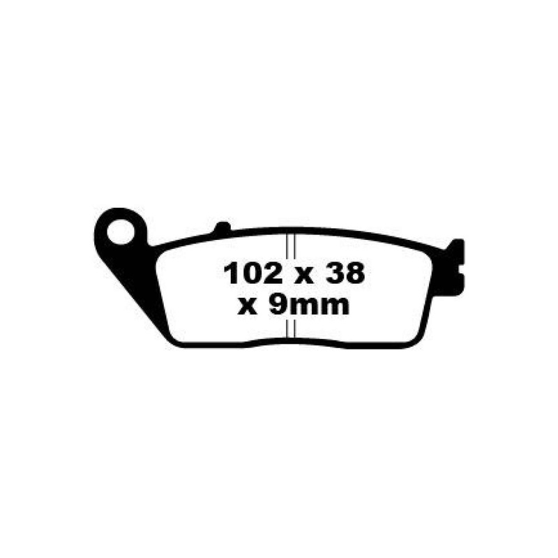 Brakes – FA142HH Fully Sintered – EBC (Front)