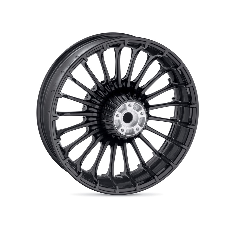 Harley Davidson 40900622 Turbine 18 in. Rear Wheel KIT,RR WHL,TURBINE,BLACK,18X5.00