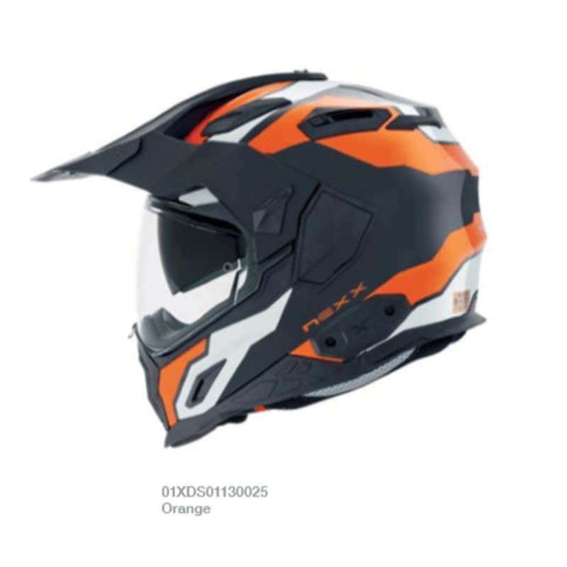 Nexx Motorcycle crash helmet  XD1 Baja Orange motorcycle crash helmet adventure bike – NEW REPLACEMENT
