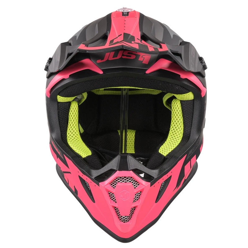 Just1 J38 MX Blade Matt Fluo Fuchsia / Black