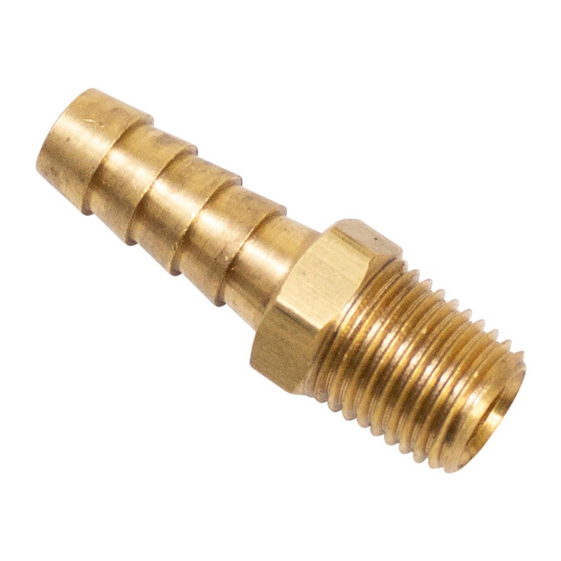 Straight  1/4″ NPT x 3/8″ Hose Barb Fitting – Brass