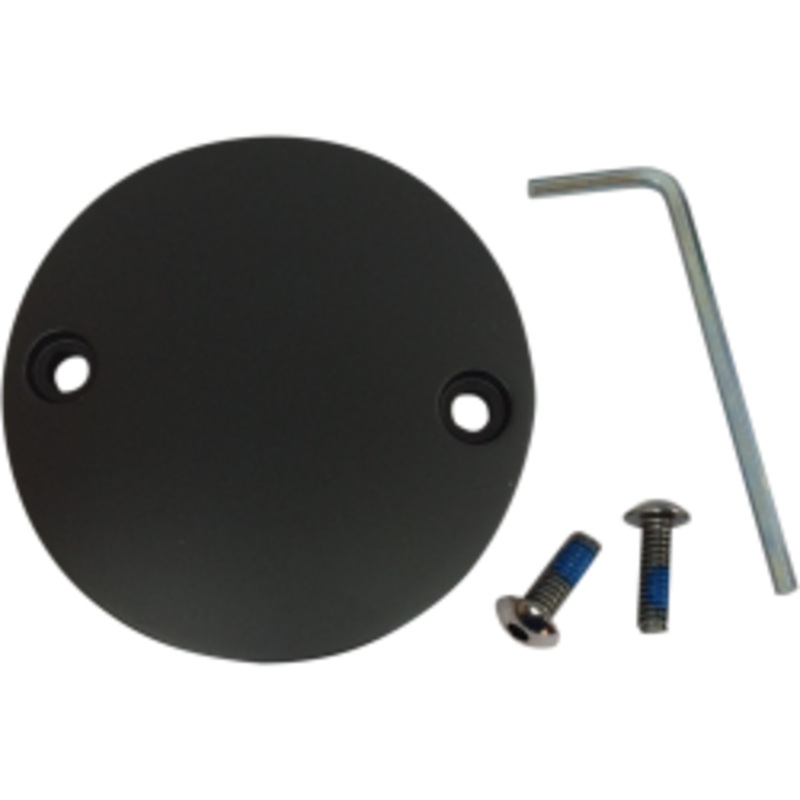Black Harley M8 Point Cover – 2 Hole – Matte
