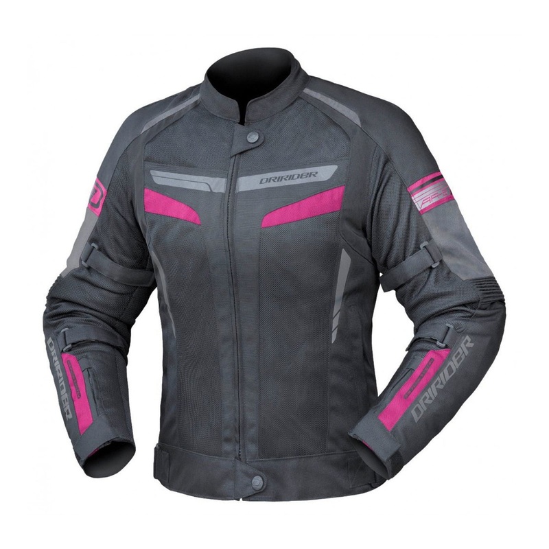 Dririder Ladies Air-Ride 5 Jacket – Black / Pink