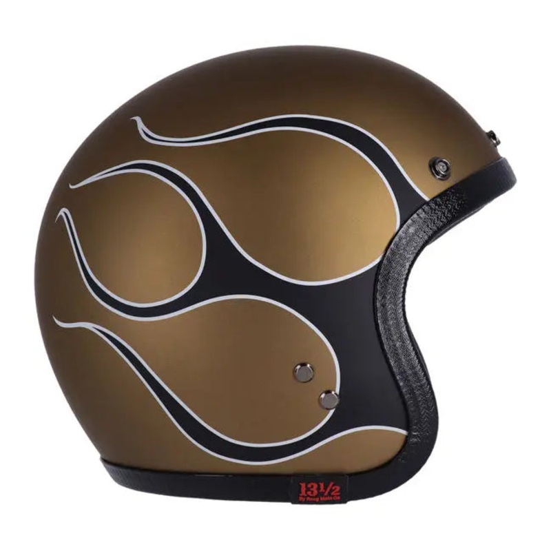 13 And A Half Magazine Skull Bucket Flames Matt Gold