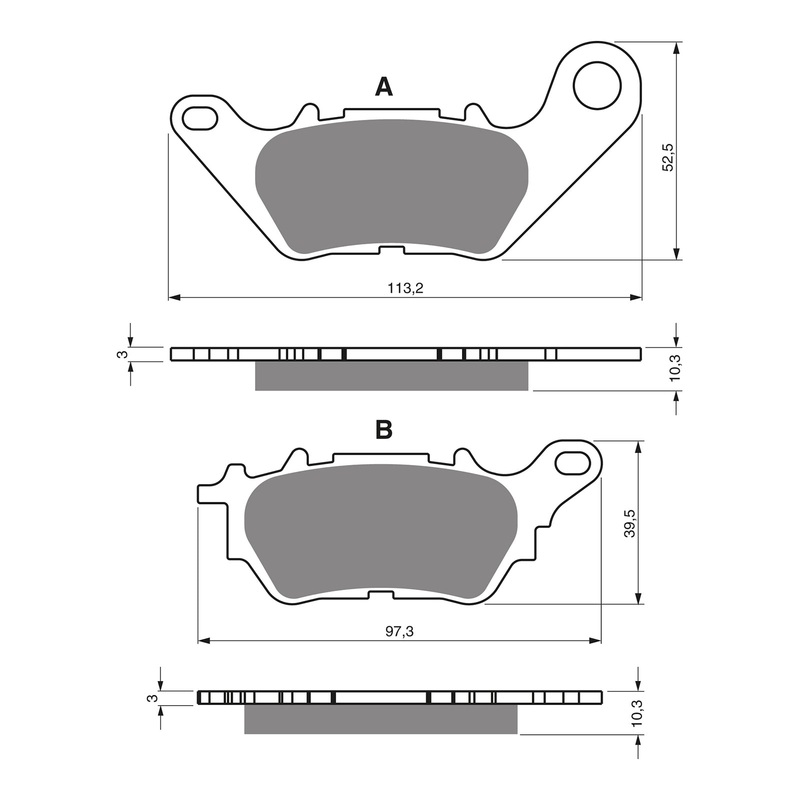 GOLDfren Brake Pads Sintered Sports GF370 – S3 ( P488 )