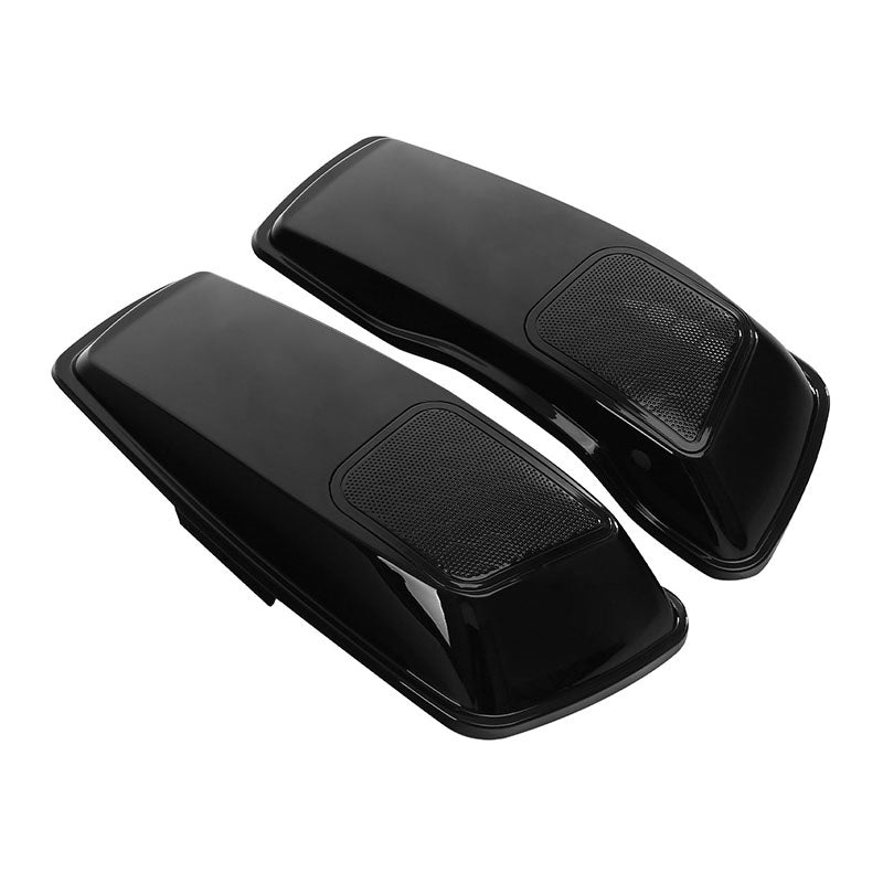 HR3 Vivid Black 6 X 9″ Saddlebags Lid Speaker Cutouts W/ Grill For Harley Touring Models 2014-2023