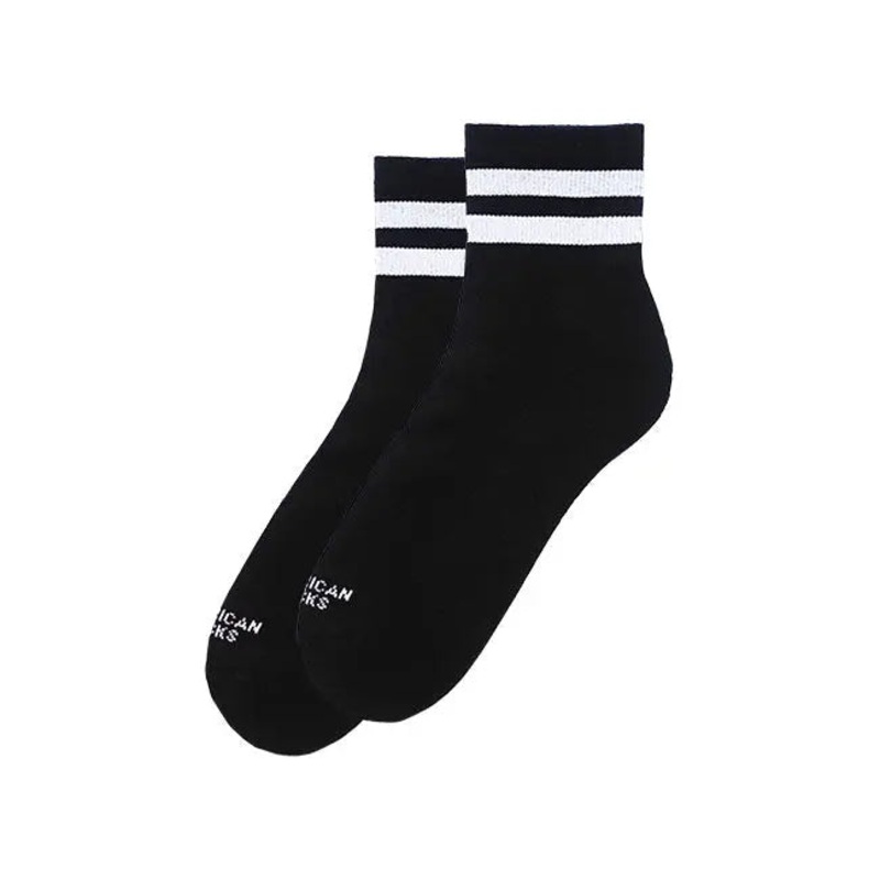 American Socks Back In Black Ankle High Socks