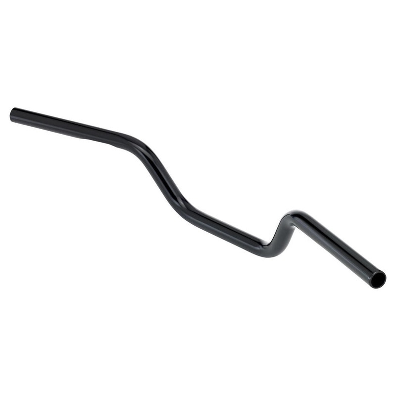 Biltwell Tracker Mid Handlebars  1 inch Black