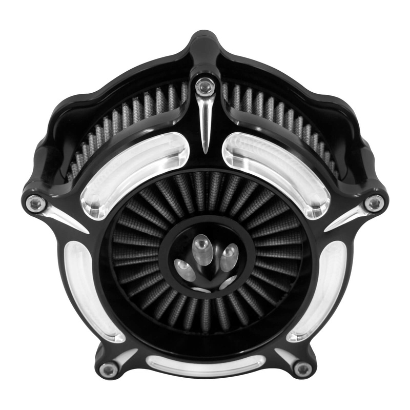 CNC Air Cleaner Intake Kit Fit Harley Sportster XL ’04-’22 Black Housing | Mactions