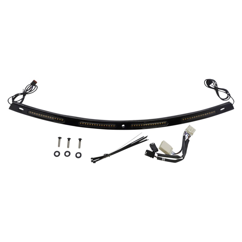 CUSTOM DYNAMICS – Genesis 4 Dynamic LED Batwing Windshield Trim – Sequential Turn Signals