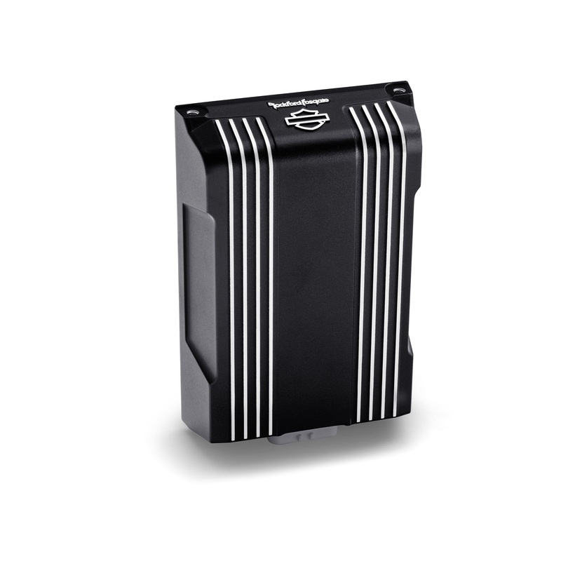 Harley-Davidson 76000990 Harley-Davidson Audio powered by Rockford Fosgate Amplifier 400W 4-Channel (Secondary)