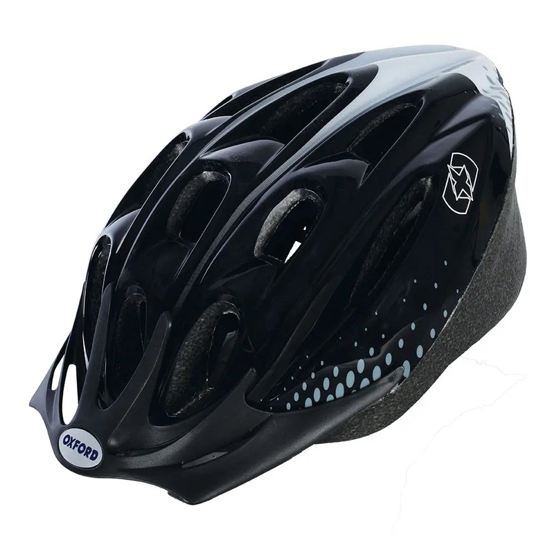 Oxford F15 Cycle Helmet Black / White