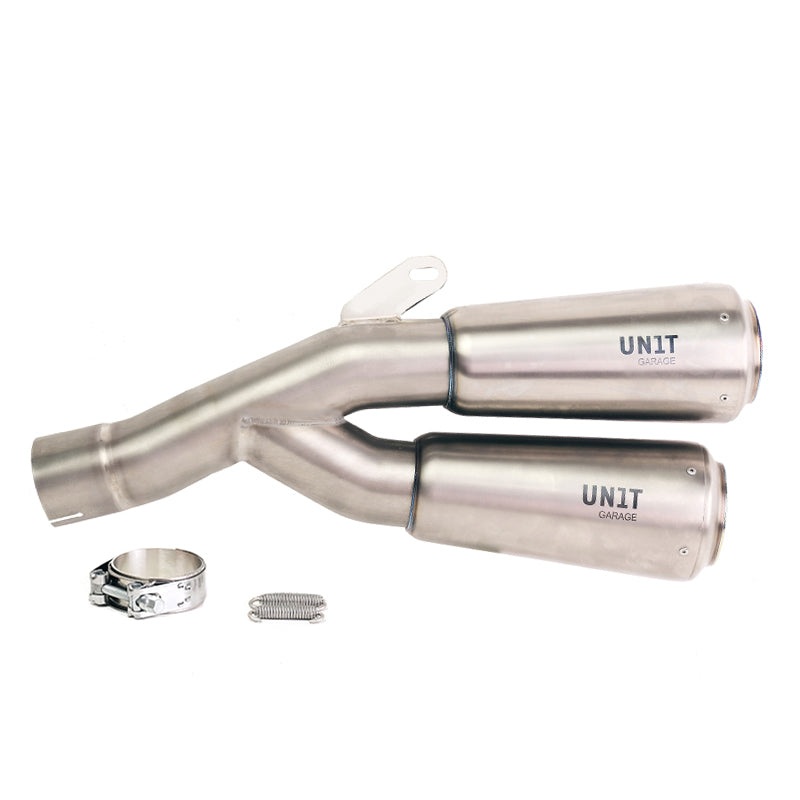 Unit Garage R12 Series Double Low Level Exhaust