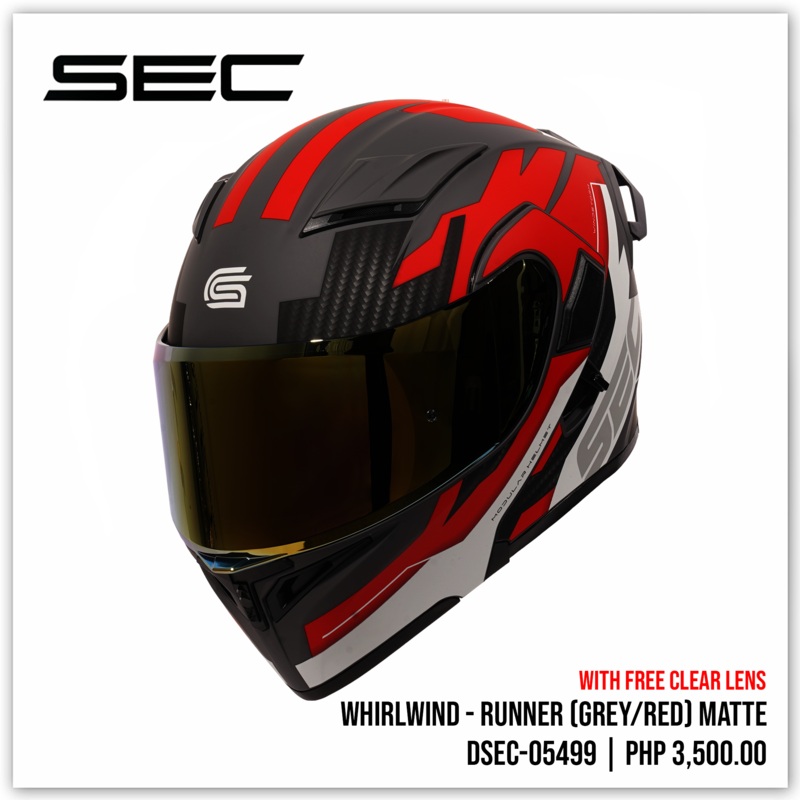Whirlwind – Runner (Grey/Red)