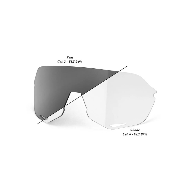 100% S2 Replacement Lens Photochromic Clear / Smoke