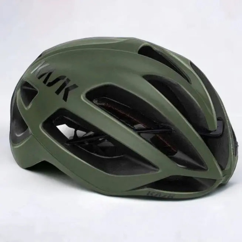 Kask Protone Aero Road Helmets Matt Olive Green