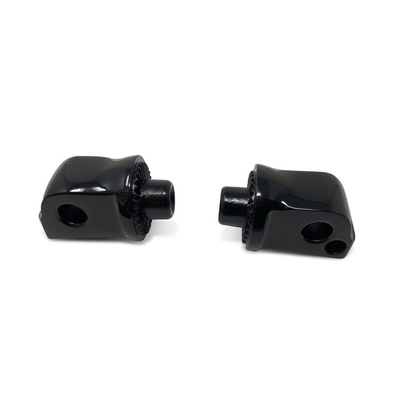 Kodlin Rear Splined Footpeg Mounts – Black.