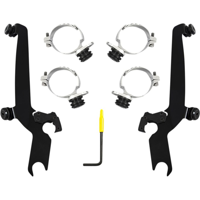 Sportshield Trigger-Lock Mounting Hardware, Black – 16-22 Sportster