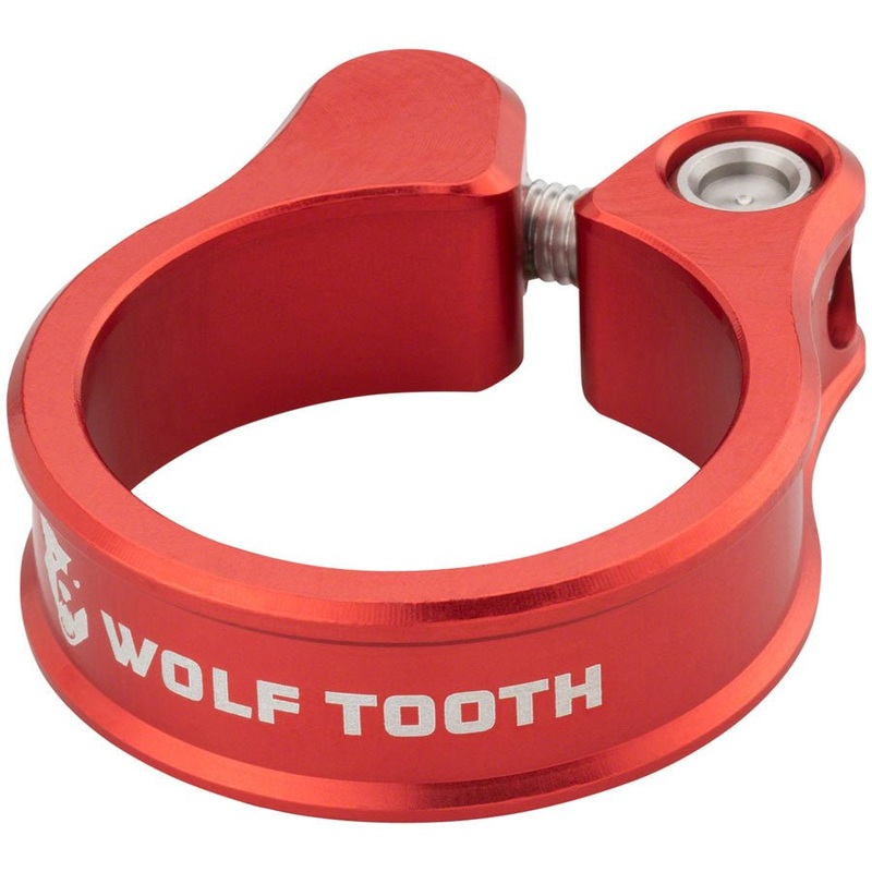 Wolf Tooth Seatpost Clamp – 28.6mm Red