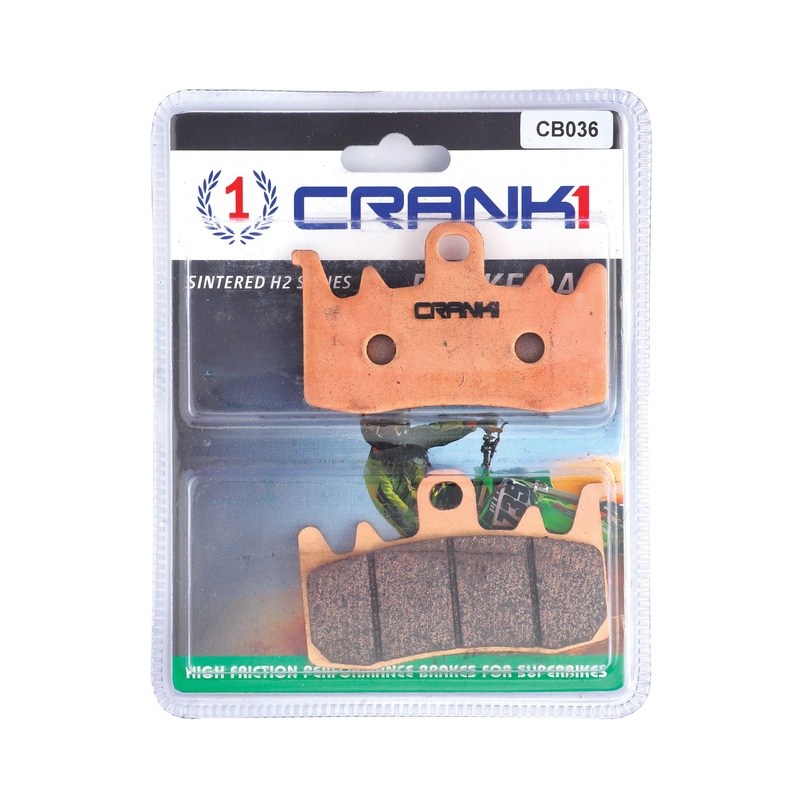 BRAKE PADS FRONT APRILIA TUONO V4 1100 FACTORY  2013 TO 2014-CB036-CRANK1 Sintered Brake Pad