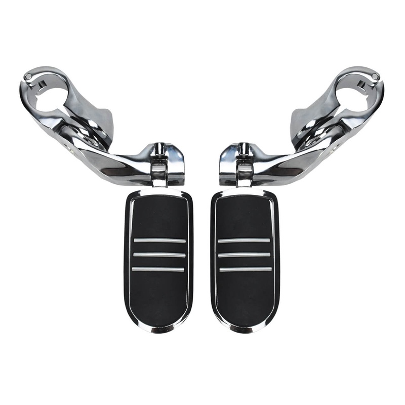 Motorcycle Highway Pegs for 1.25″ Engine Guard Bars | Mactions