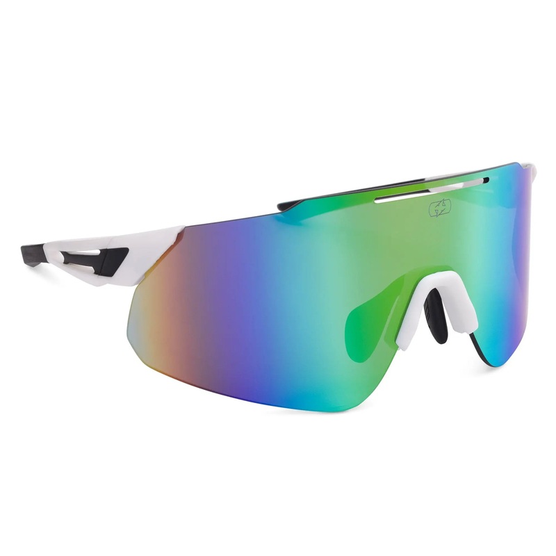 Oxford Corsa Sunglasses White Frame Rainbow Lens
