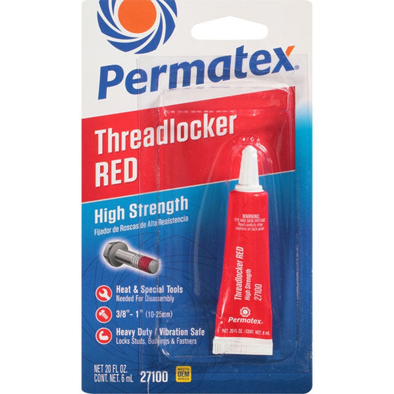 Permatex – High Strength Threadlocker Red 6ml