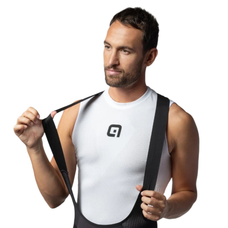 Ale Clothing S1 Spring Intimo Sleeveless Cycle Base Layer White