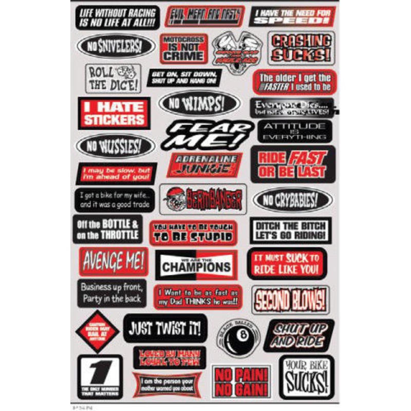 Factory Effex – Fun Phrases Sticker Sheet